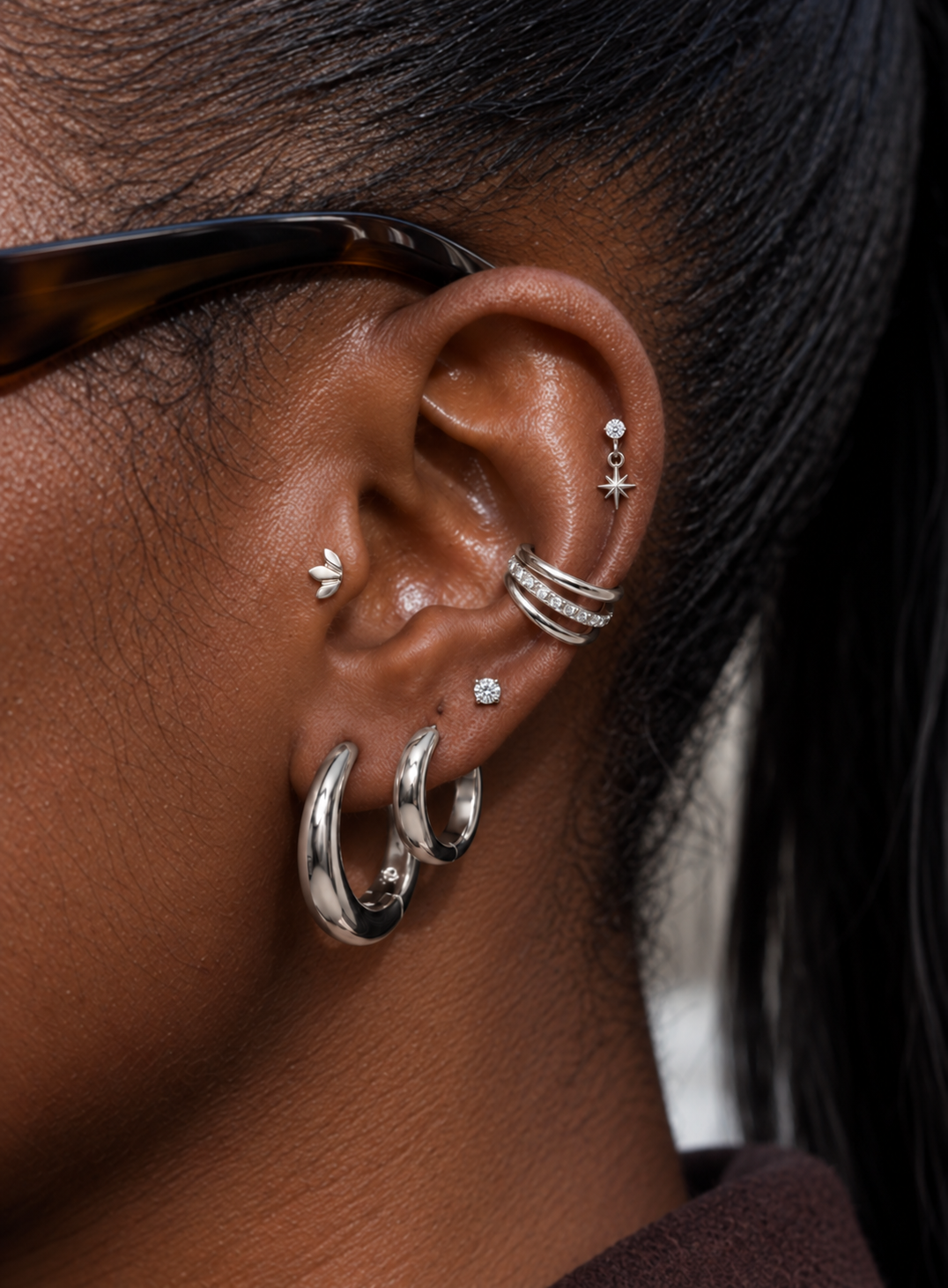 Composition Astra Or blanc Solstice Bijoux