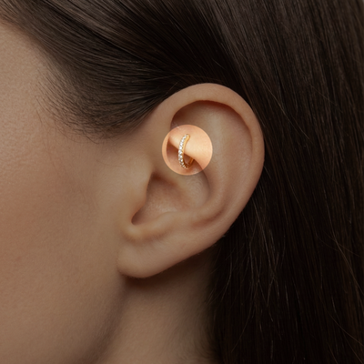 Emplacement du piercing : Rook
