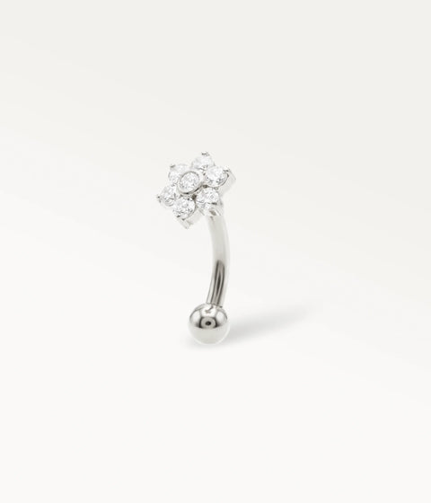 Jolane Curved Barbell - Silver-tone