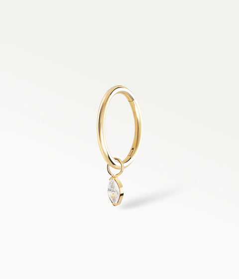 Néréide - Gold-tone / 8 mm