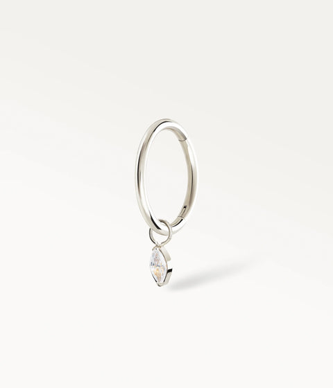 Néréide - Silver-tone / 8 mm