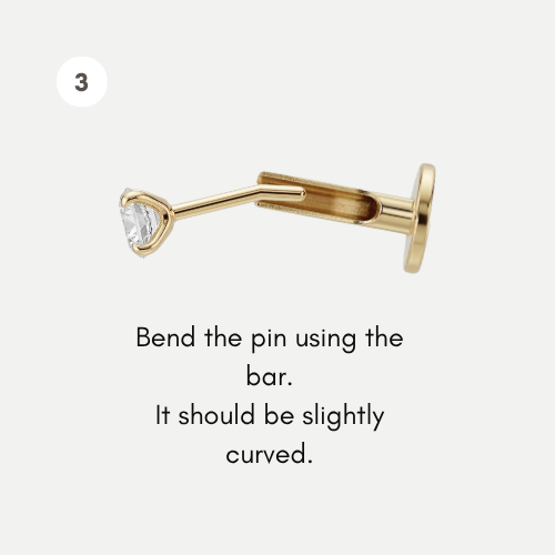 Step 3: threadless fastening