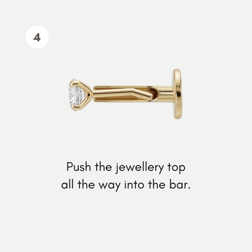Step 4: threadless fastening
