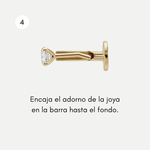 Paso 4: cierre Threadless