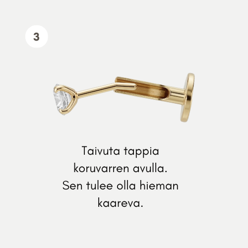 Vaihe 3: Threadless-kiinnitys