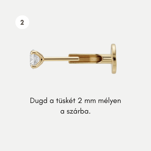2. lépés: Threadless záródás