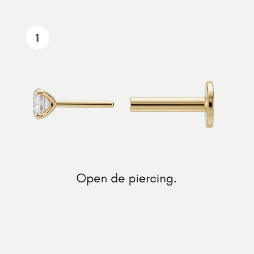 Stap 1: threadless sluiting