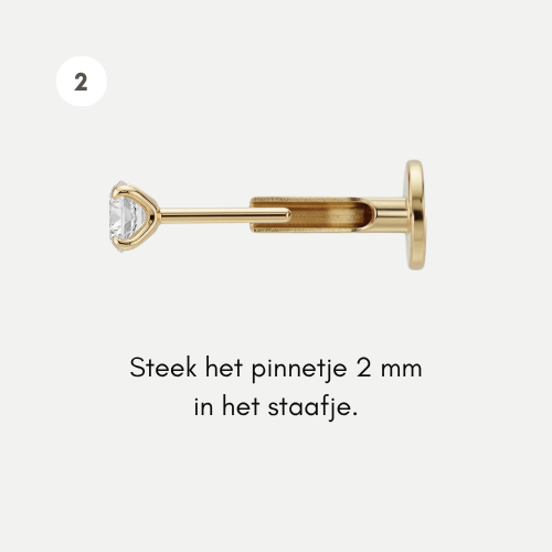 Stap 2: threadless sluiting