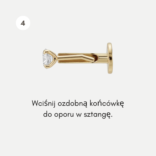 Krok 4: zapięcie Threadless