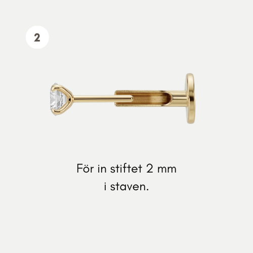 Steg 2: threadless-stängning